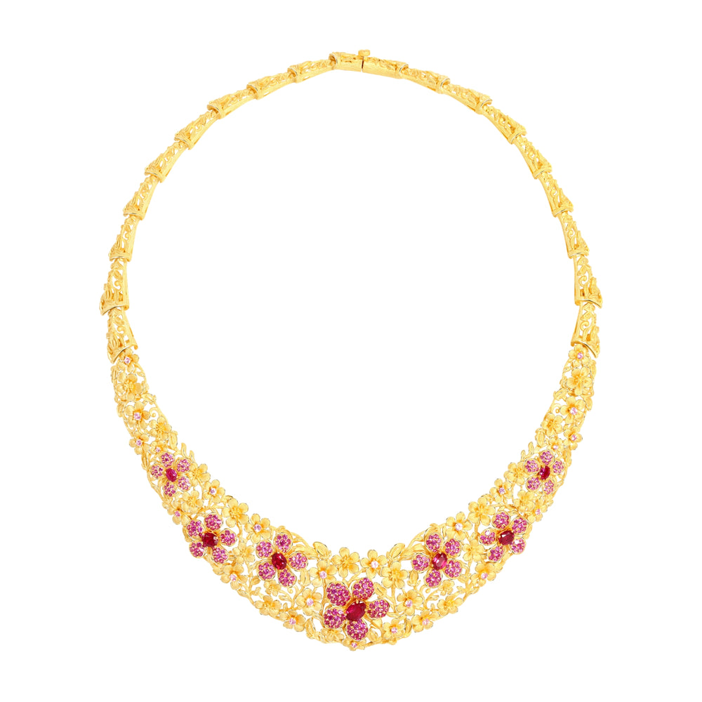 165N0556-Prima-24K-Pure-Gold-Blossom-Necklace