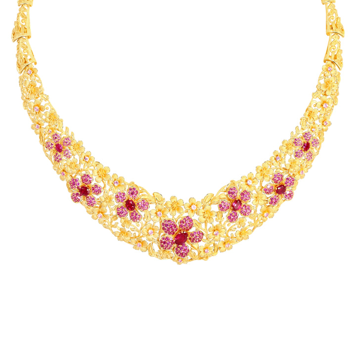 165N0556-Prima-24K-Pure-Gold-Blossom-Necklace