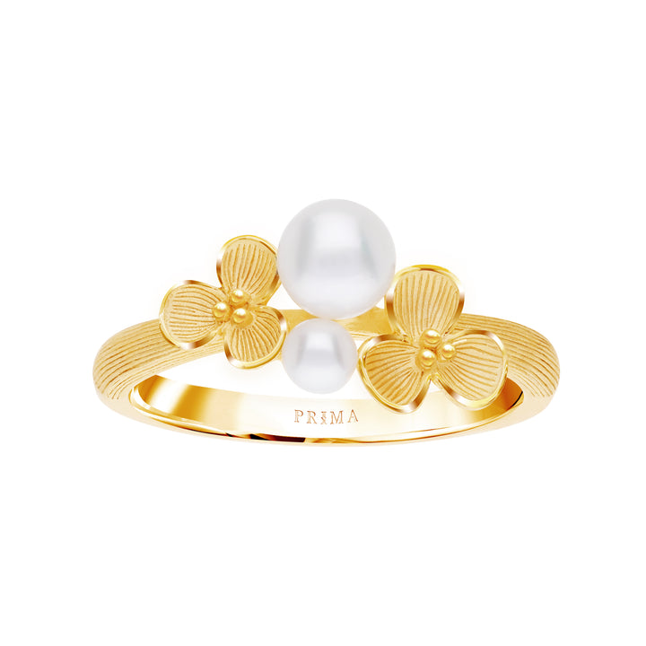 24K Pure Gold Ring: Dewy collection