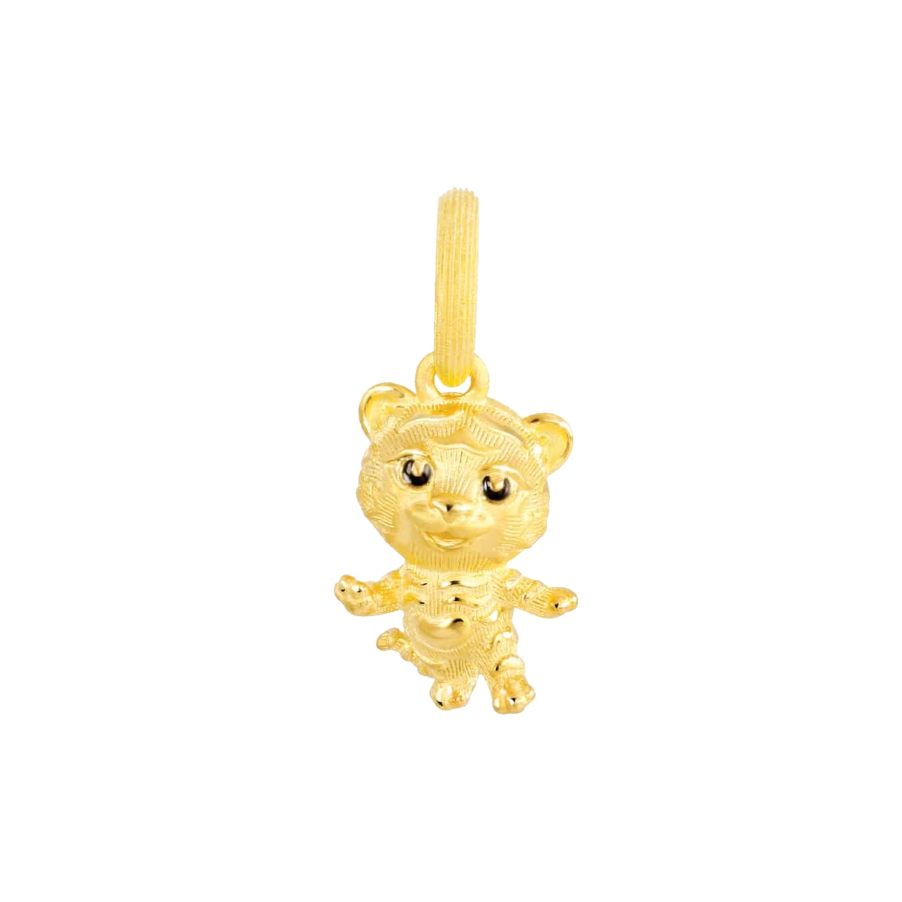 24K Pure Gold Pendant: Chinese Zodiac Tiger Design – Prima Gold